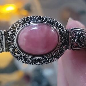 rhodocrosite braclet